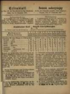 Dodatek nadzwyczajny do Nr. 46. Dziennika urzęd. Kr&oacute;l. Regencyi, Poznań, 12. Listopada 1861.