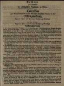 Beilage zum Amtsblatt der K&ouml;niglichen Regierung zu Posen.