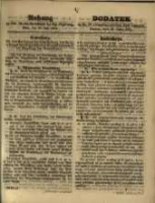 Dodatek do Nr. 29. Dziennika Urzędow. Kr&oacute;l. Regencyi Poznań, 16. Lipca 1861.