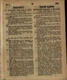 Amtsblatt der K&ouml;niglichen Regierung zu Posen. 1861.01.08 Nro.2