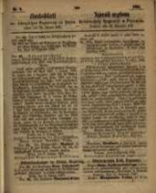 Amtsblatt der K&ouml;niglichen Regierung zu Posen. 1861.01.22 Nro.4