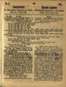 Amtsblatt der K&ouml;niglichen Regierung zu Posen. 1861.02.05 Nro.6