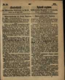 Amtsblatt der K&ouml;niglichen Regierung zu Posen. 1861.04.02 Nro.14