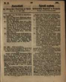 Amtsblatt der K&ouml;niglichen Regierung zu Posen. 1861.04.16 Nro.16