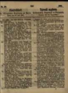Amtsblatt der K&ouml;niglichen Regierung zu Posen. 1861.07.23 Nro.30