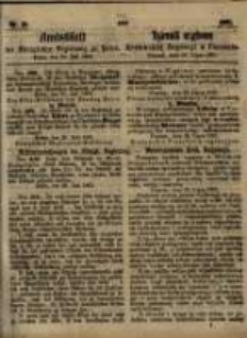 Amtsblatt der Königlichen Regierung zu Posen. 1861.07.30 Nro.31