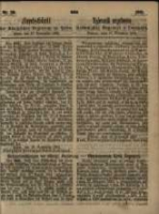 Amtsblatt der K&ouml;niglichen Regierung zu Posen. 1861.09.17 Nro.38