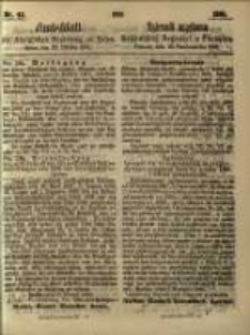 Amtsblatt der K&ouml;niglichen Regierung zu Posen. 1861.10.22 Nro.43