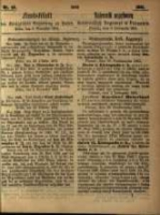 Amtsblatt der K&ouml;niglichen Regierung zu Posen. 1861.11.05 Nro.45