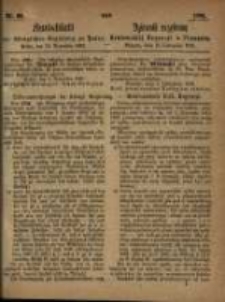 Amtsblatt der K&ouml;niglichen Regierung zu Posen. 1861.11.12 Nro.46