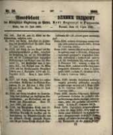 Amtsblatt der K&ouml;niglichen Regierung zu Posen. 1860.07.10 Nro.28