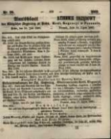 Amtsblatt der K&ouml;niglichen Regierung zu Posen. 1860.07.24 Nro.30