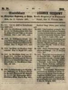 Amtsblatt der K&ouml;niglichen Regierung zu Posen. 1860.09.18 Nro.38