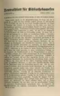 Zentralblatt f&uuml;r Bibliothekswesen. 1924.03-04 Jg.41 heft 3-4