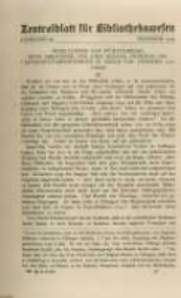 Zentralblatt f&uuml;r Bibliothekswesen. 1924.12 Jg.41 heft 12