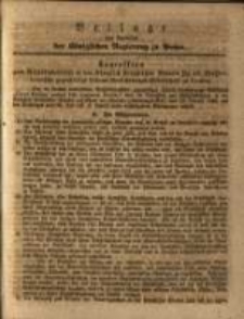 Beilage des Amtsblatts der K&ouml;niglichen Regierung zu Posen.