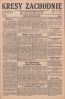 Kresy Zachodnie: pismo poświęcone obronie interes&oacute;w narodowych na zachodnich ziemiach Polski 1929.05.30 R.7 Nr122