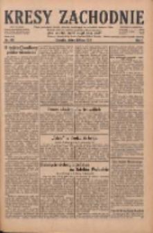 Kresy Zachodnie: pismo poświęcone obronie interesów narodowych na zachodnich ziemiach Polski 1929.07.26 R.7 Nr169