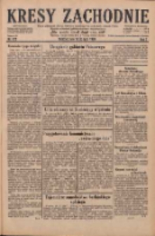 Kresy Zachodnie: pismo poświęcone obronie interes&oacute;w narodowych na zachodnich ziemiach Polski 1929.07.30 R.7 Nr172