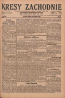Kresy Zachodnie: pismo poświęcone obronie interes&oacute;w narodowych na zachodnich ziemiach Polski 1929.09.20 R.7 Nr216