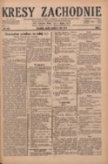 Kresy Zachodnie: pismo poświęcone obronie interes&oacute;w narodowych na zachodnich ziemiach Polski 1929.10.09 R.7 Nr232