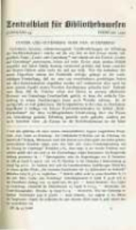 Zentralblatt für Bibliothekswesen. 1926.02 Jg.43 heft 2