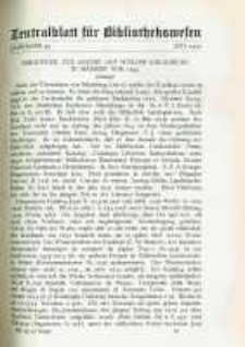 Zentralblatt f&uuml;r Bibliothekswesen. 1925.07 Jg.42 heft 7
