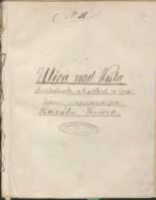 Ulica nad Wisłą. Krotochwila w 2 aktach ze śpiewkami napisana przez Karola Kucza