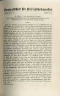 Zentralblatt für Bibliothekswesen. 1927.03 Jg.44 heft 3