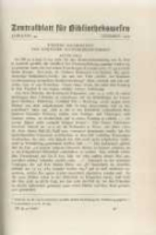 Zentralblatt für Bibliothekswesen. 1927.12 Jg.44 heft 12