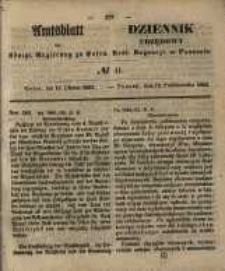 Amtsblatt der K&ouml;niglichen Regierung zu Posen. 1852.10.12 Nro.41