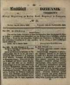 Amtsblatt der K&ouml;niglichen Regierung zu Posen. 1852.10.19 Nro.42