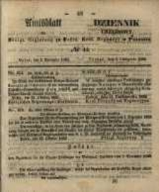 Amtsblatt der K&ouml;niglichen Regierung zu Posen. 1852.11.02 Nro.44