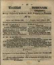 Amtsblatt der Königlichen Regierung zu Posen. 1852.11.02 Nro.44