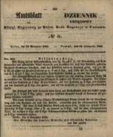 Amtsblatt der K&ouml;niglichen Regierung zu Posen. 1852.11.16 Nro.46