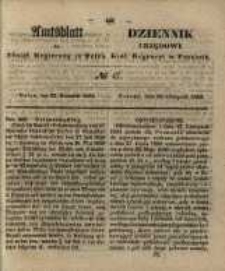 Amtsblatt der K&ouml;niglichen Regierung zu Posen. 1852.11.23 Nro.47