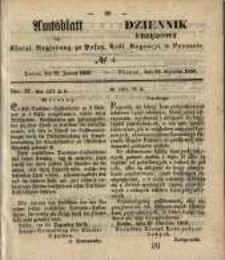 Amtsblatt der K&ouml;niglichen Regierung zu Posen. 1850.01.22 Nr 4