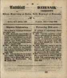 Amtsblatt der K&ouml;niglichen Regierung zu Posen. 1850.02.05 Nr 6
