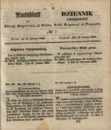 Amtsblatt der Königlichen Regierung zu Posen. 1850.02.12 Nr 7