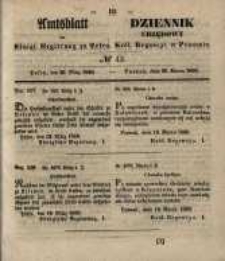Amtsblatt der K&ouml;niglichen Regierung zu Posen. 1850.03.26 Nr 13