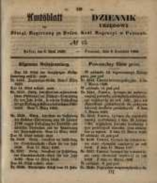 Amtsblatt der K&ouml;niglichen Regierung zu Posen. 1850.04.09 Nr 15