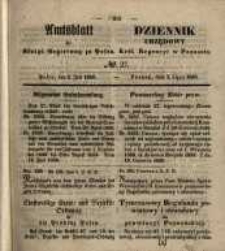 Amtsblatt der K&ouml;niglichen Regierung zu Posen. 1850.07.02 Nr 27