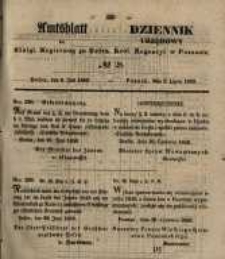 Amtsblatt der K&ouml;niglichen Regierung zu Posen. 1850.07.09 Nr 28