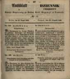 Amtsblatt der K&ouml;niglichen Regierung zu Posen. 1850.08.20 Nr 34