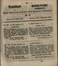 Amtsblatt der K&ouml;niglichen Regierung zu Posen. 1850.10.01 Nr 40