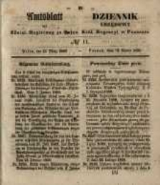 Amtsblatt der K&ouml;niglichen Regierung zu Posen. 1850.03.12 Nr 11