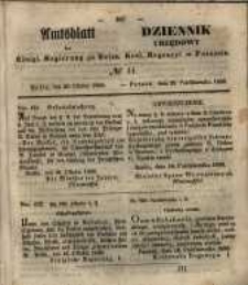 Amtsblatt der K&ouml;niglichen Regierung zu Posen. 1850.10.29 Nr 44