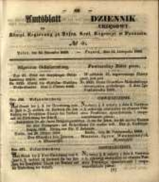 Amtsblatt der K&ouml;niglichen Regierung zu Posen. 1850.11.12 Nr 46
