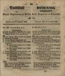 Amtsblatt der K&ouml;niglichen Regierung zu Posen. 1850.12.10 Nr 50