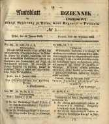 Amtsblatt der K&ouml;niglichen Regierung zu Posen. 1855.01.16 Nr.3
